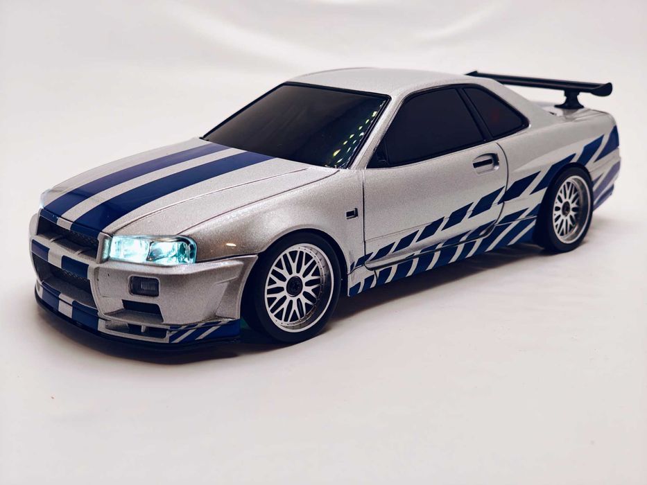 Samochód RC do driftu LDRC 1899 1/18 RWD zdalnie sterowany NISSAN GTR