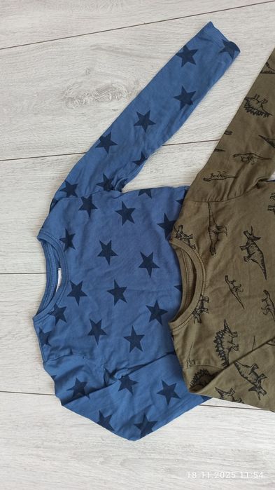 Koszulki z długim rękawem 3 sztuki r 98 Sinsay