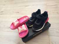 Adidasy buciki klapki zestaw 2 pary