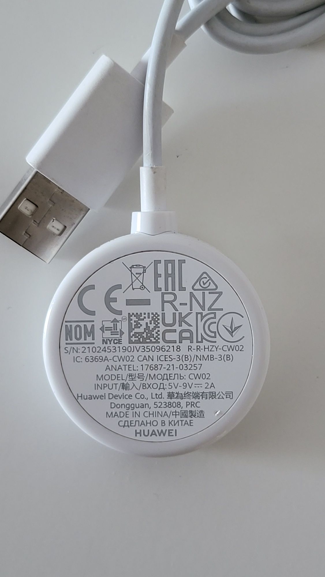 Ładowarka indukcyjna do zegarka Huawei CW02 oryginalna sprawna