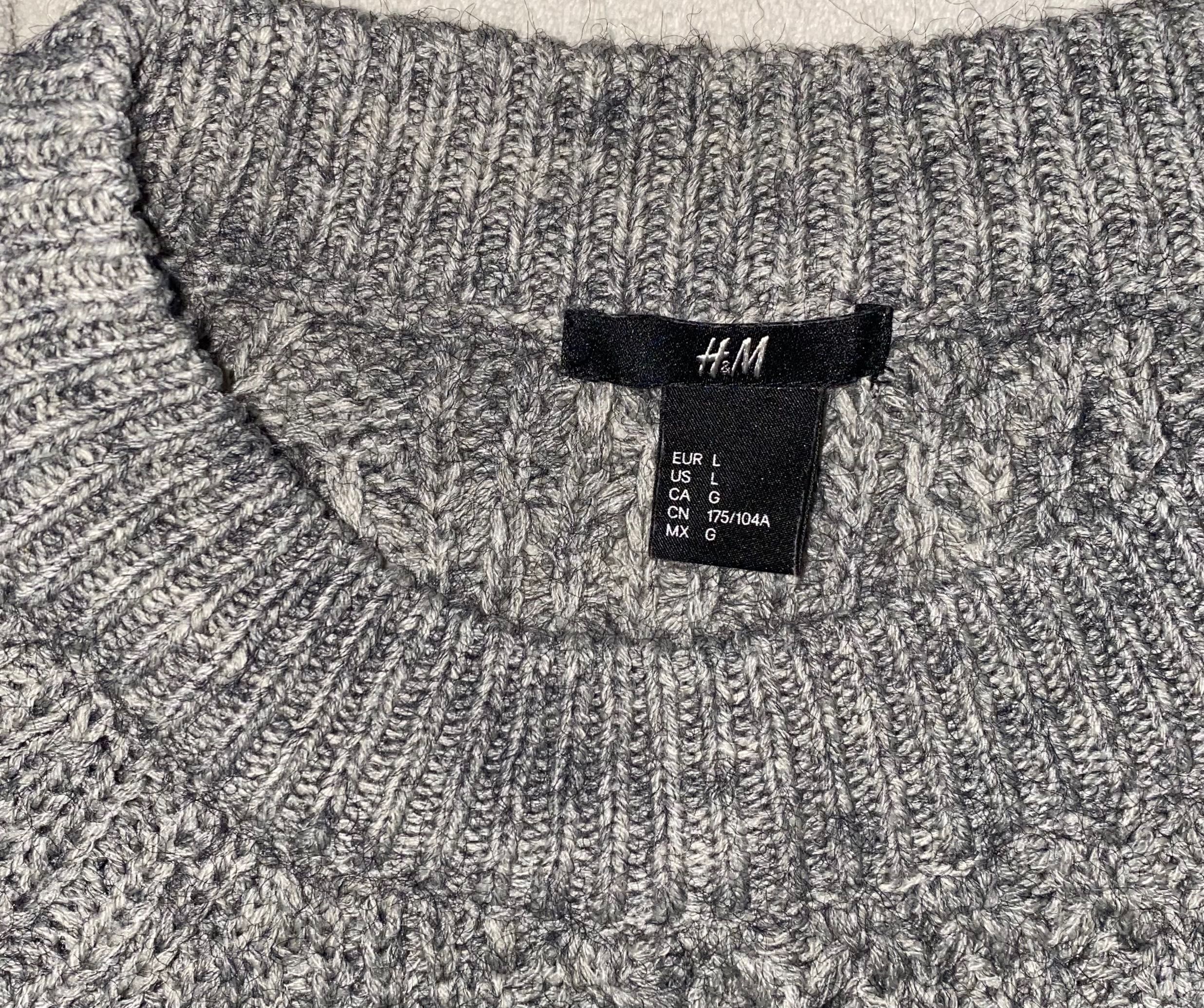 Szary sweter H&M