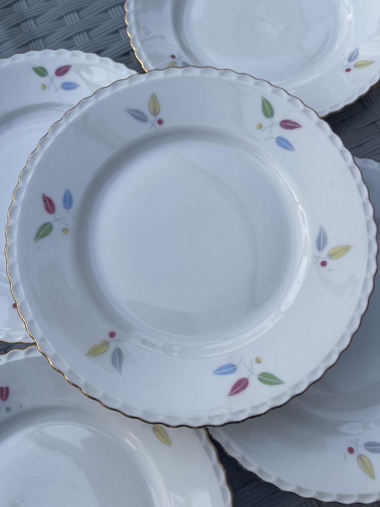 Talerzyk porcelanowy deserowy mały Winterling Bavaria 5szt