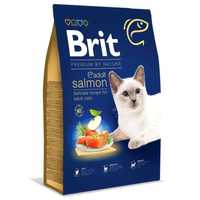 Корм Brit Premium Cat ADULT Лосось 8 кг для дорослих котів. Бріт