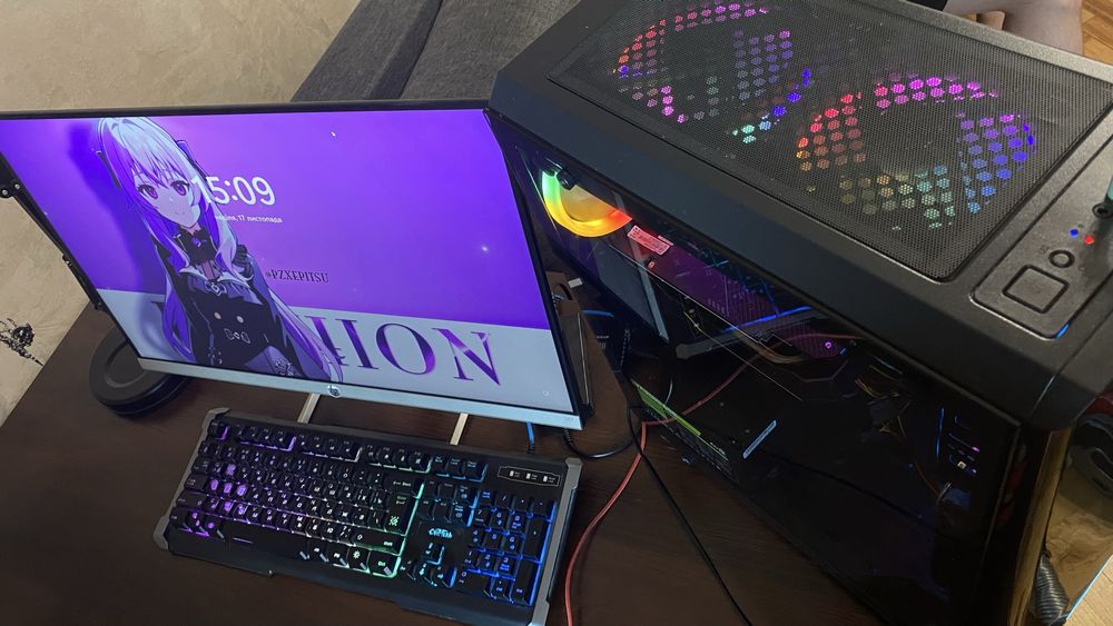 Продам ПК Експерт,  та монітор Hp підходить для геймерів