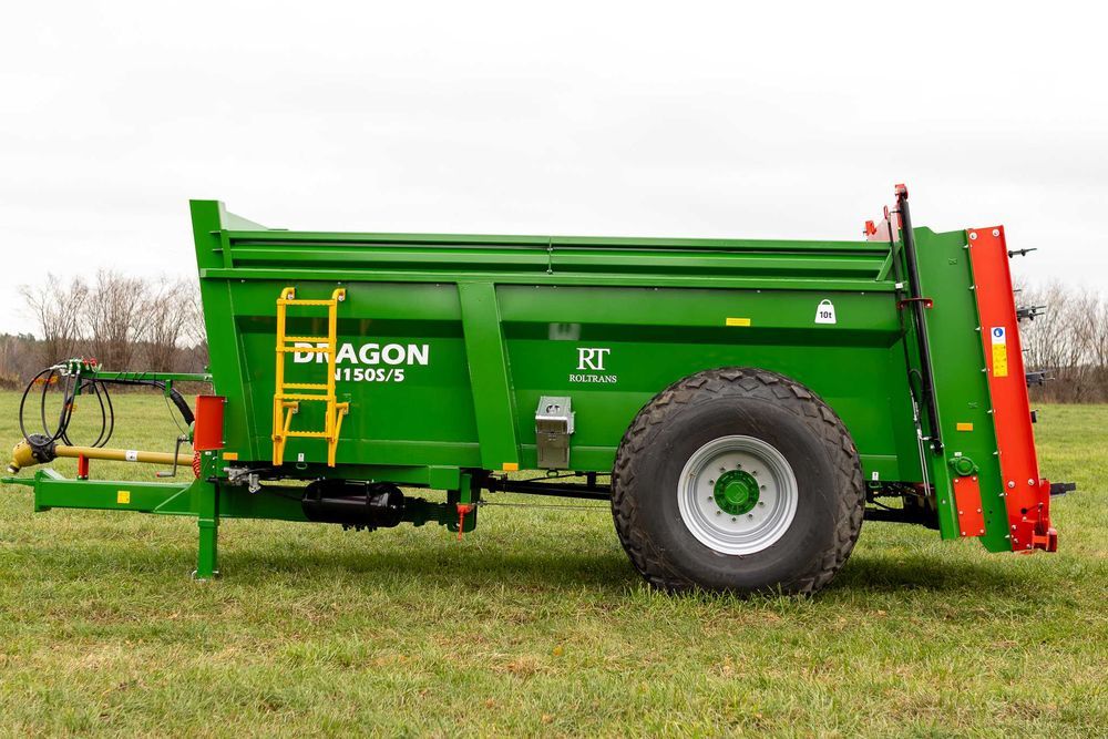 Rozrzutnik obornika N150S/5 DRAGON 10 ton - prosto od producenta!