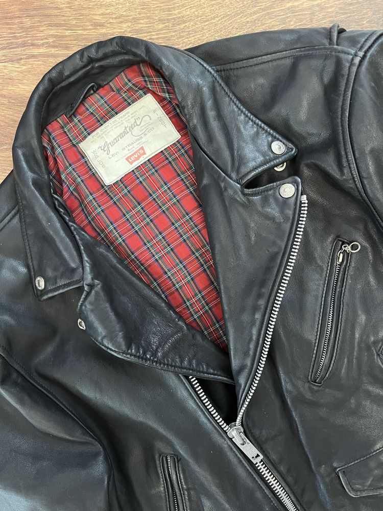 LEVI’S  STRAUSS  kurtka skórzana pilotka męska L