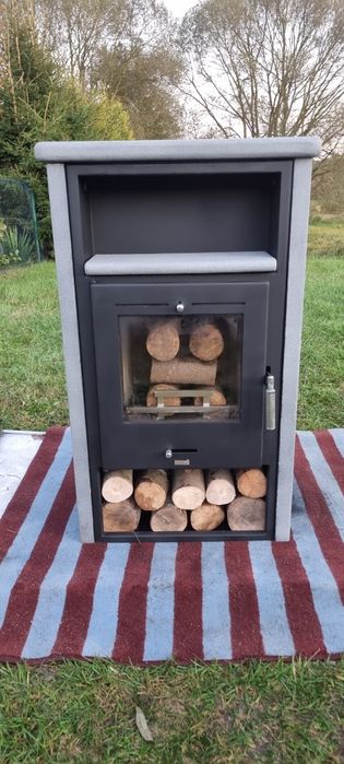 Kominek wolnostojacy, koza , piecyk