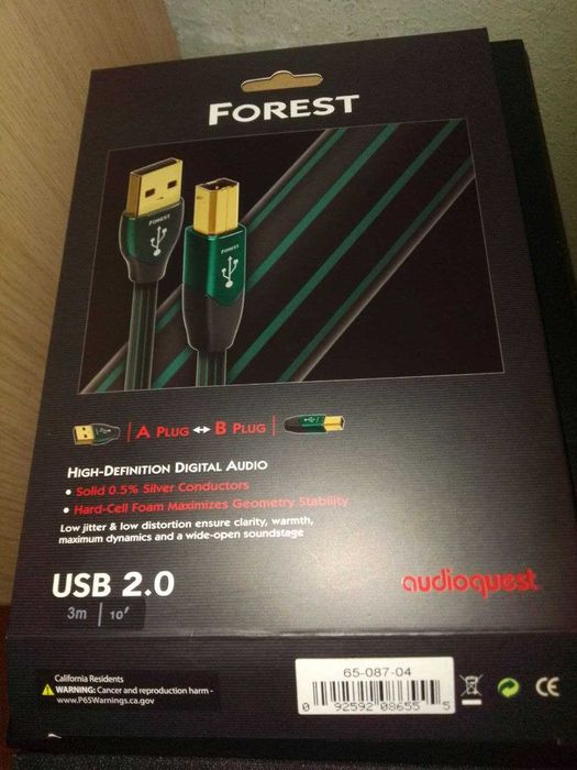 Кабель Audioquest HD Forest 3m USB A B