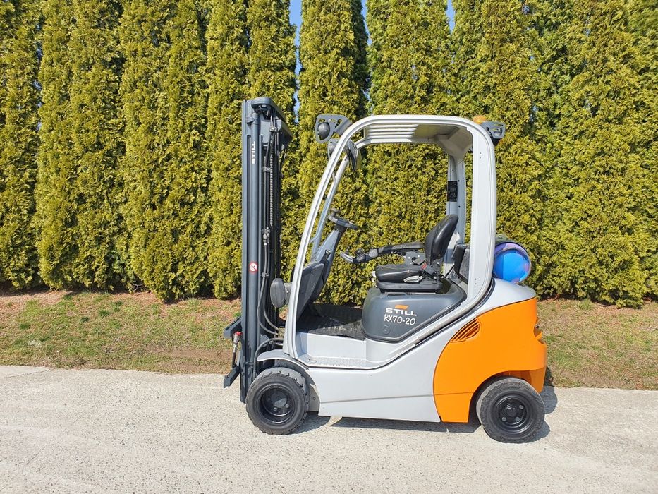 Malowanie renowacja wózków widłowych.