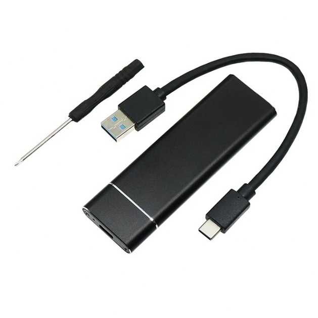 Корпус M.2 SATA NGFF SSD USB Type-C B и B&M Ключи 2280/2260/2242/2230