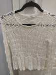 Sweter sweterek Zara pleciony szydelkowy  vintage baby S 36 cudny