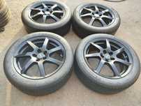 5x114,3 Alufelgi Felgi Aluminiowe 17 Koła Zimowe Zima HONDA ACCORD 8 VIII CRV HRV KIA SOUL NIRO XCEED MAZDA MPV CX-3 6 MITSUBISHI GRANDIS NISSAN JUKE RENAULT LAGUNA III 3 LATITUDE SCENIC SUZUKI SX-4 S-CROSS VITARA TOYOTA AVENSIS III 3 T27 CAMRY 215/55