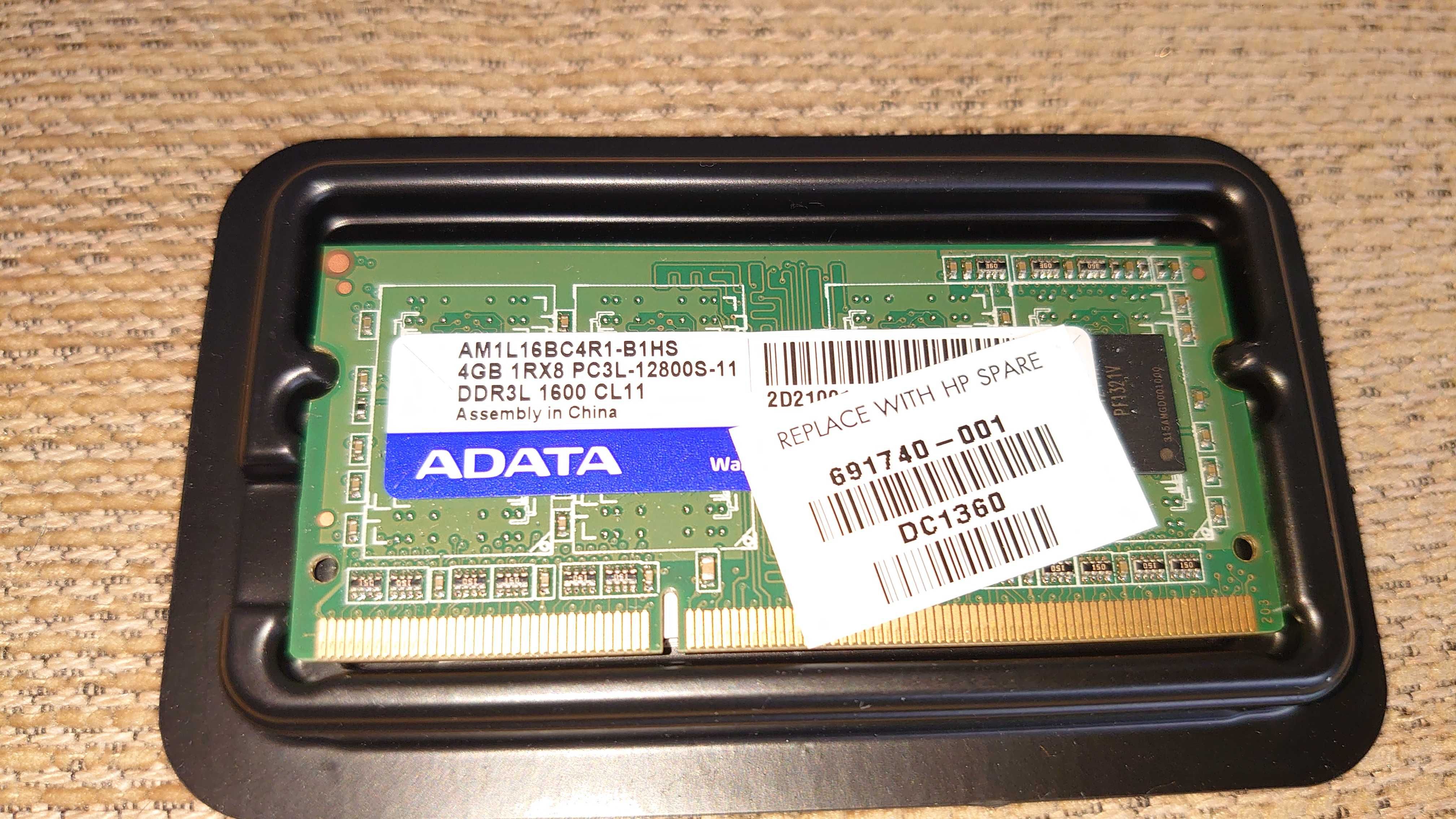 Memória RAM 4GB sodimm ddre 1600 portátil