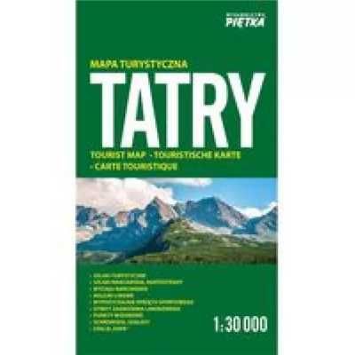 Tatry 1:30 000 mapa turystczna PIĘTKA