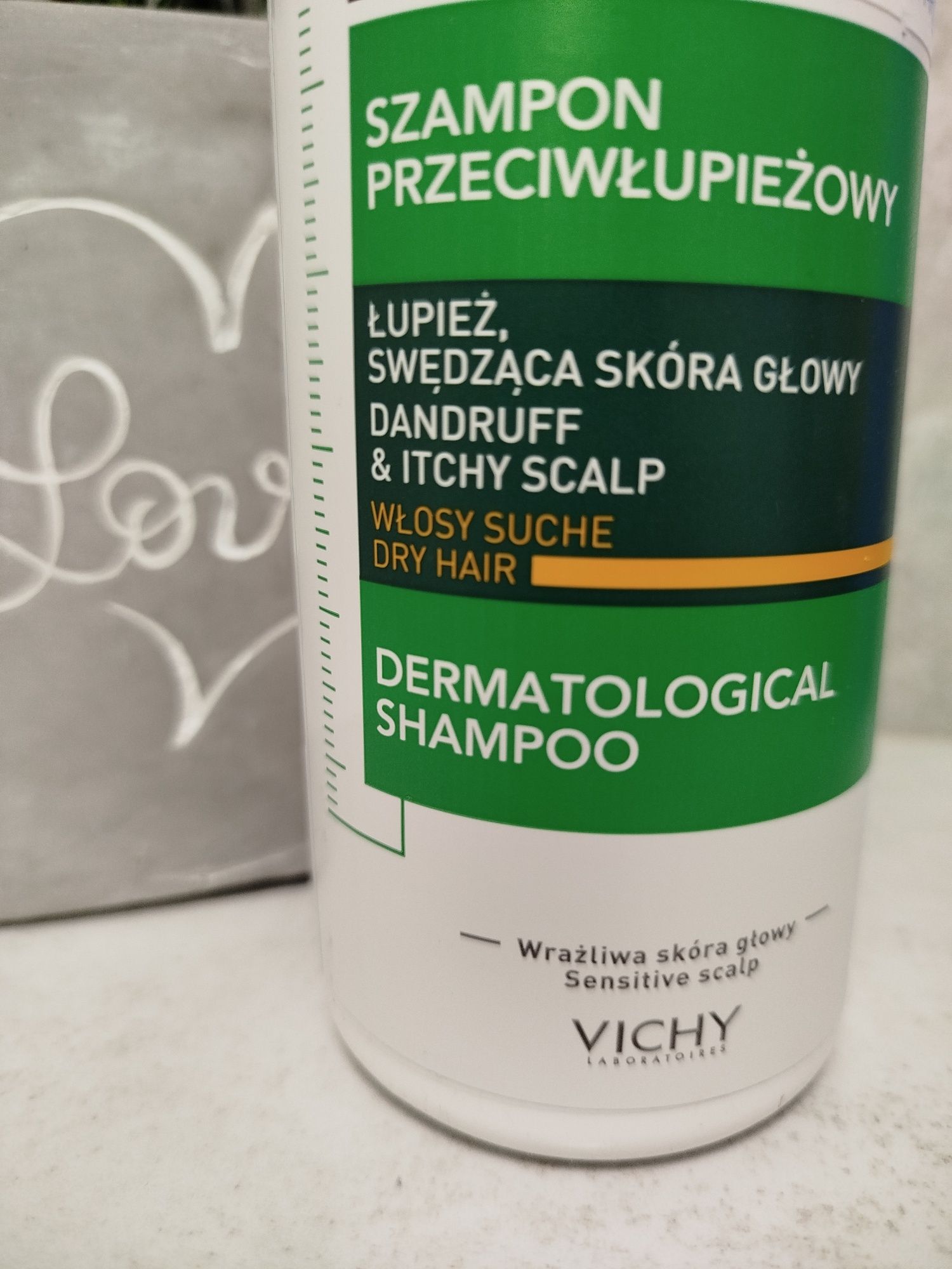 Vichy dercos szampon przeciwłupieżowy z pompką