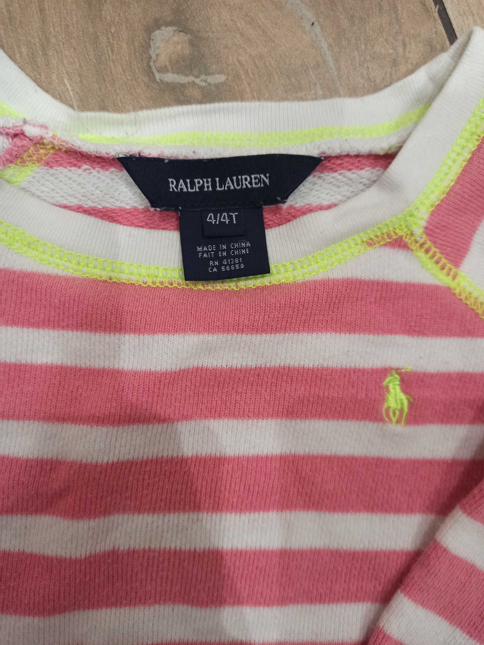 Bluza dziewczęca w paski Ralph Lauren