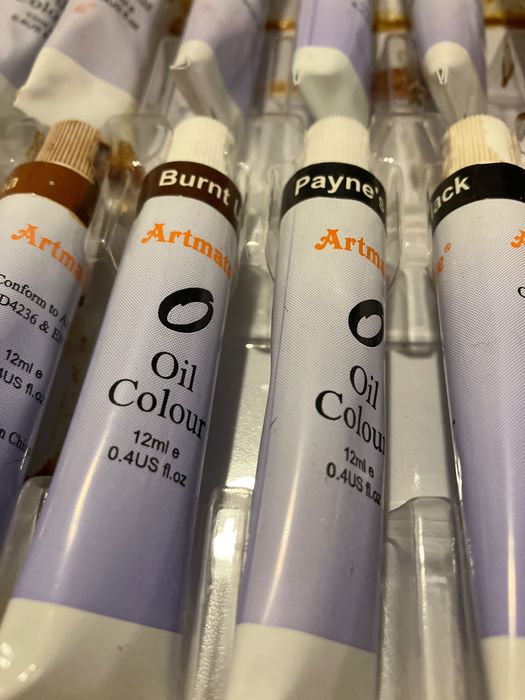 Farby olejne 24 sztuki z 12 ml