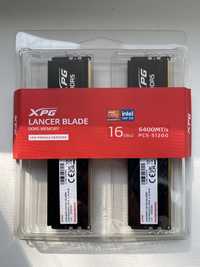 Оперативна памʼять XPG Lancer Blade DDR5 32GB (2x16GB) 6400MT/s CL32
