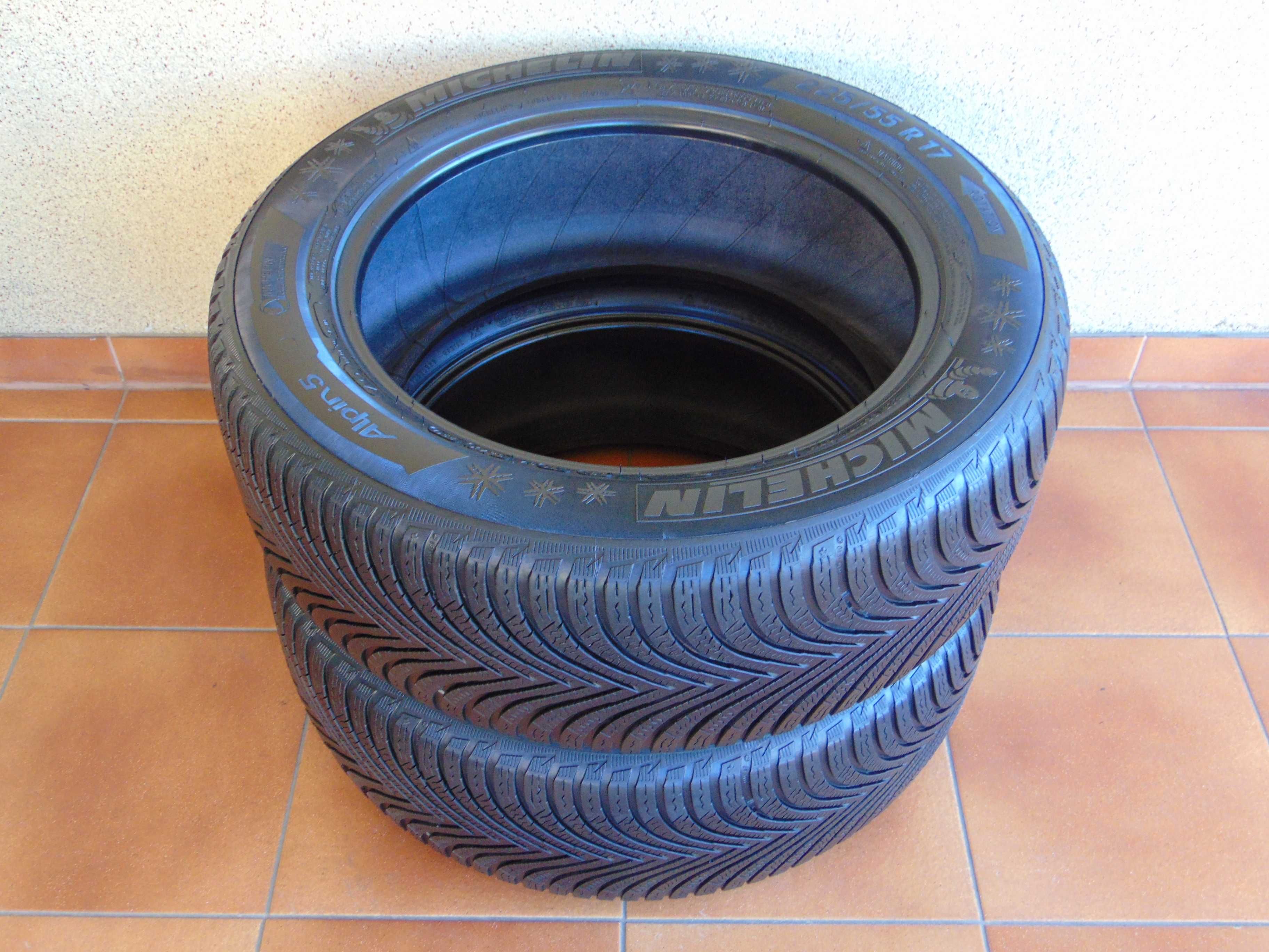 Opony Zimowe 225/55 R17 MICHELIN ALPIN 5 2szt.