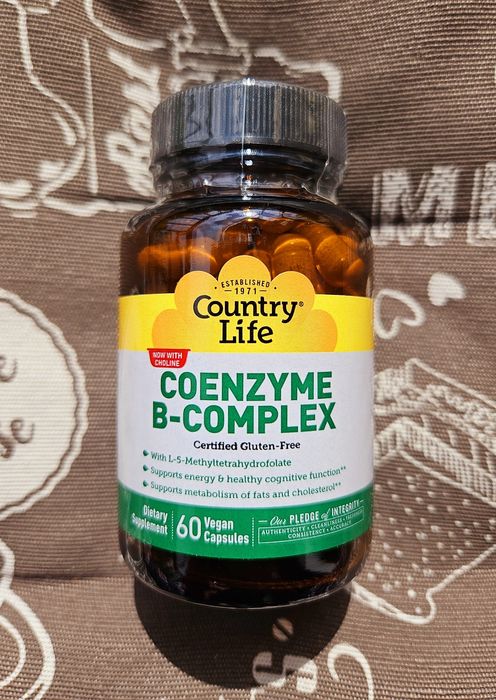 Country life коферментні коензим вітаміни групи B Б coenzyme B complex