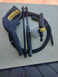 Pistolet, dysze oraz  dysza  do  chemii   do myjki  Karcher