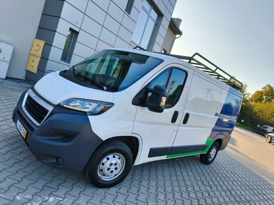 Peugeot Boxer  L2H1 FVAT23% LED 2 xDrzwi Przesuwne Zarejestrowany Grzany Fotel Ducato
