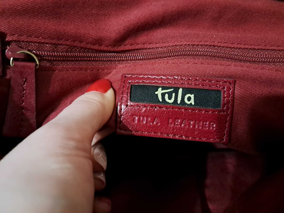 Сумка з лакованої шкіри Tula