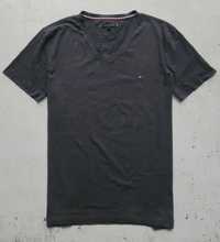 Tommy Hilfiger koszulka w serek t-shirt L/XL
