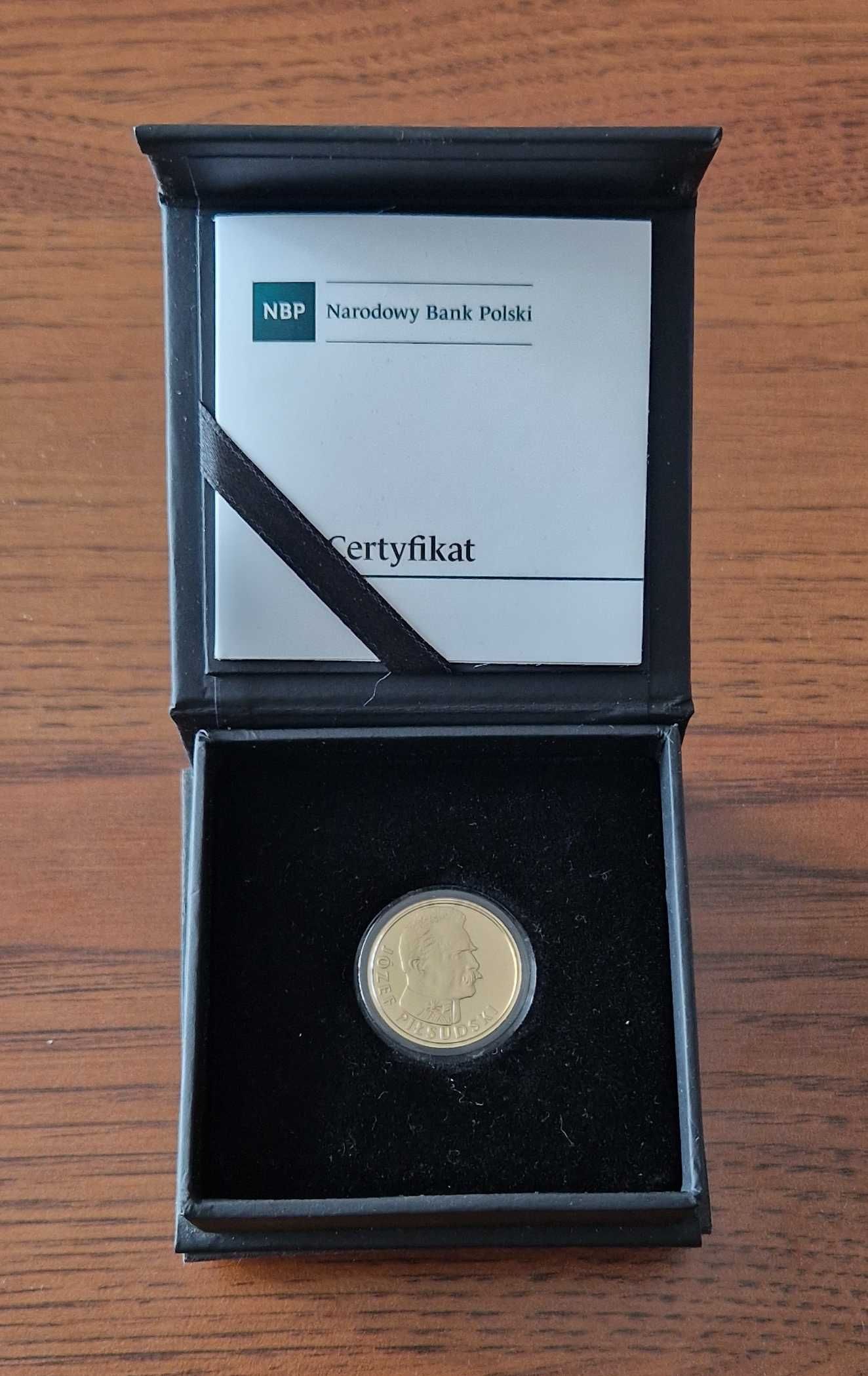 Moneta kolekcjonerska - 100 zł (2015) - J. Piłsudski Niepodległość