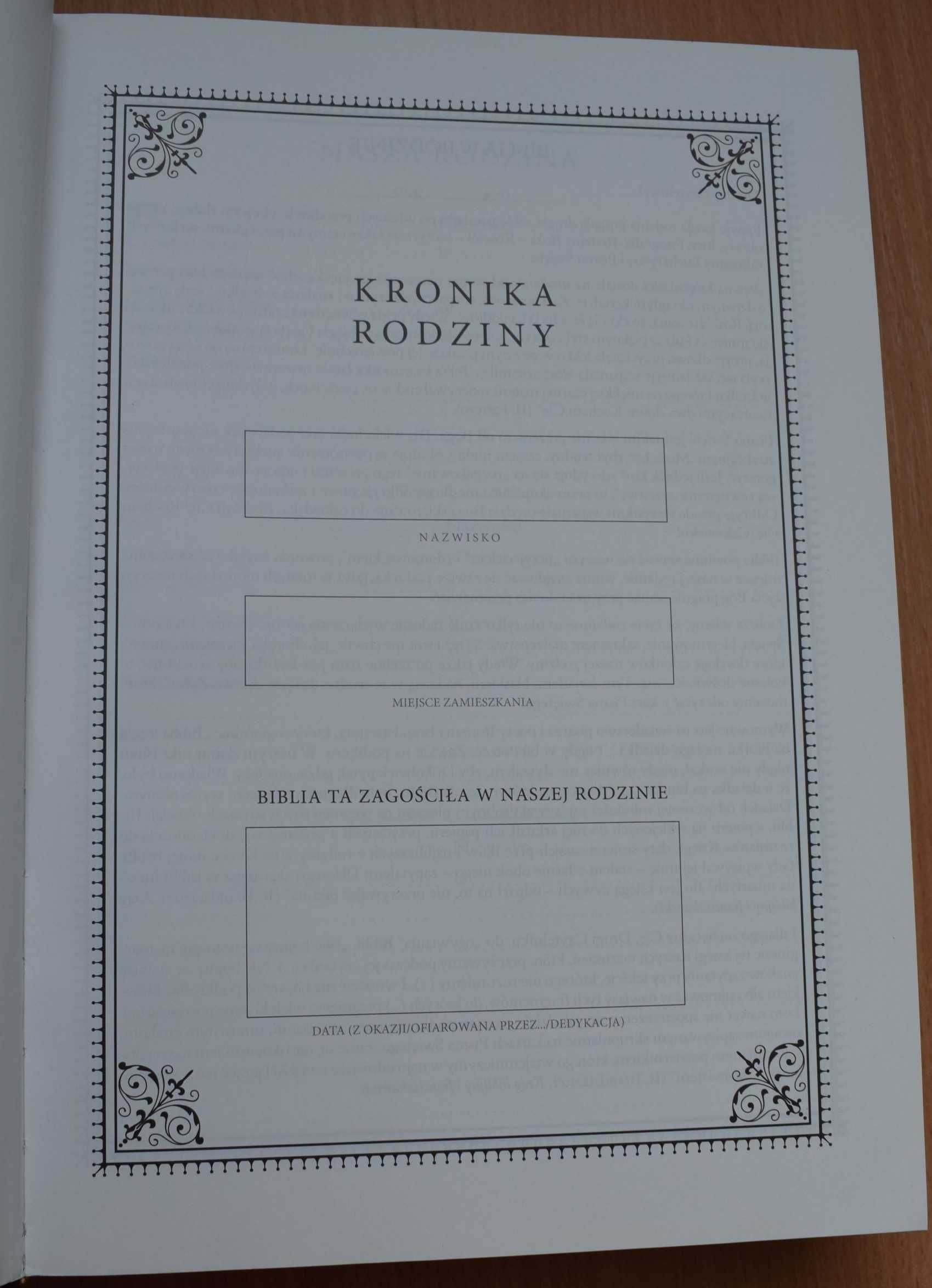 Pismo Święte Starego i Nowego Testamentu. Biblia Domowa