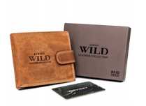 duży, markowy portfel męski z systemem rfid - always wild