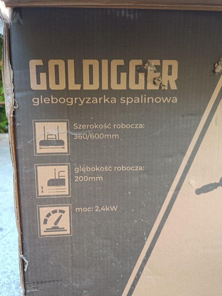 Glebogryzarka 3,5KM stan nowy, leżak