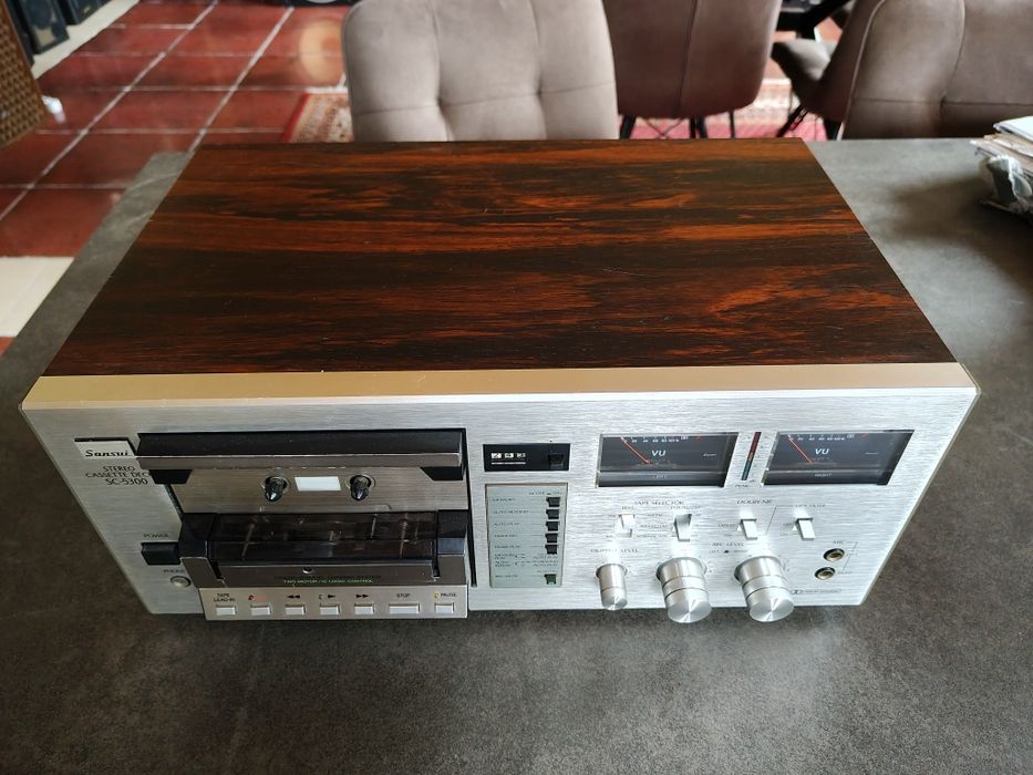 SANSUI SC-5300 2 Head Stereo Tape Deck Vintage 1979 Hi End Refurbished