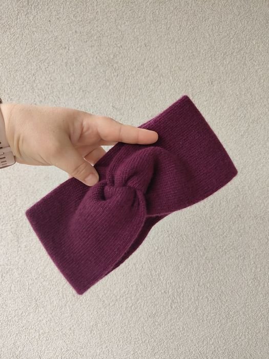 Opaska na głowę merino z kaszmirem