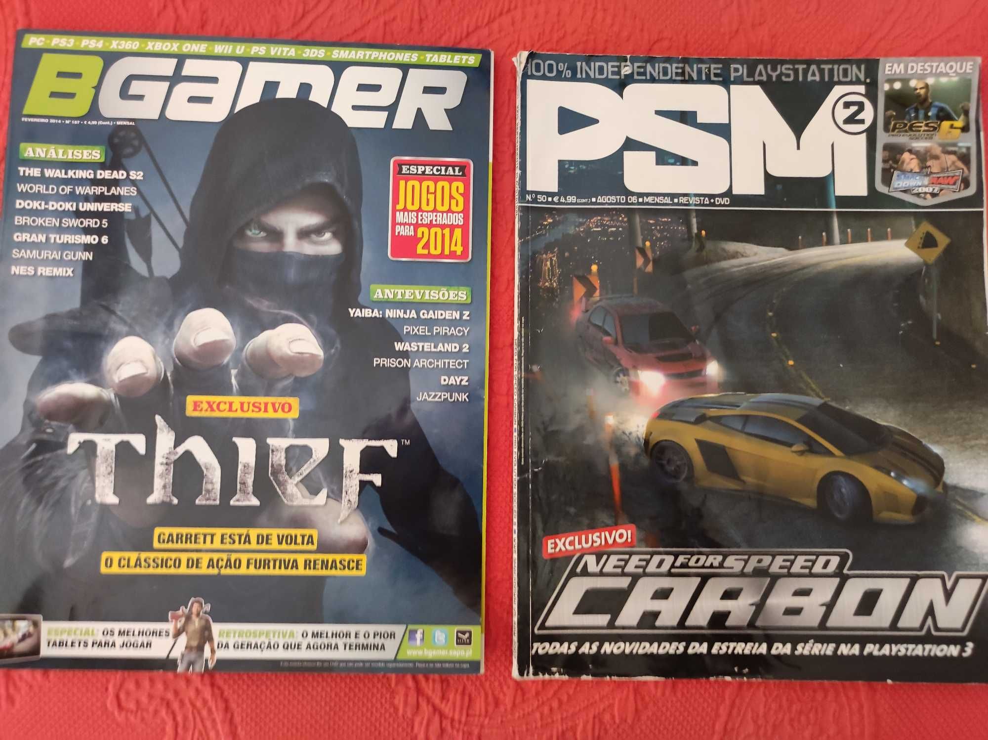 Revistas Gaming da Playstation e outros