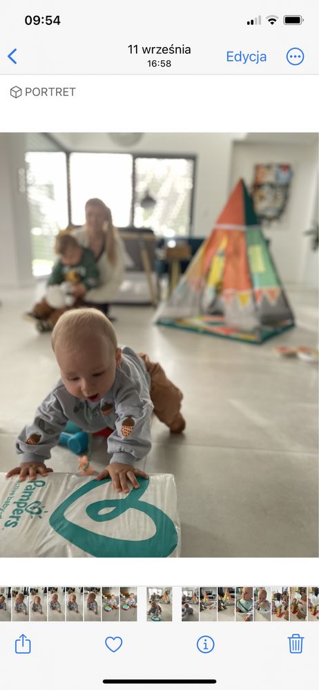 Tipi/ wigwam/ mata edukacyjna/ baby gym 4w 1 rosnaca z dzieckiem