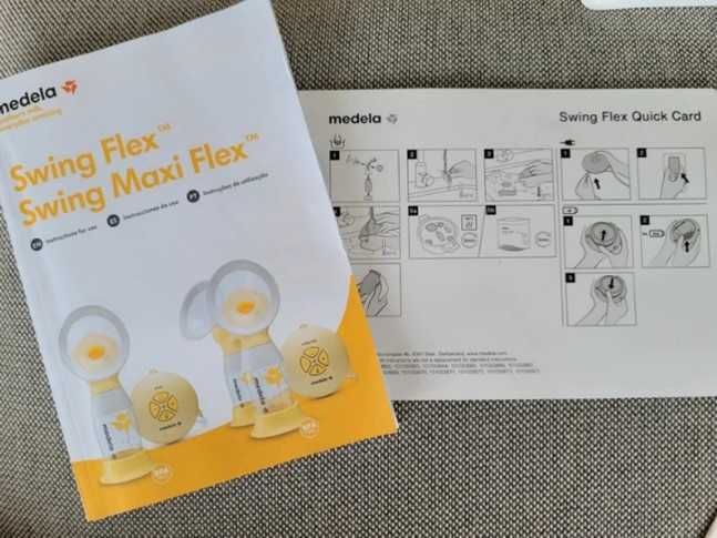 Extrator de leite elétrico Swing Flex com tecnologia 2 Phase MEDELA