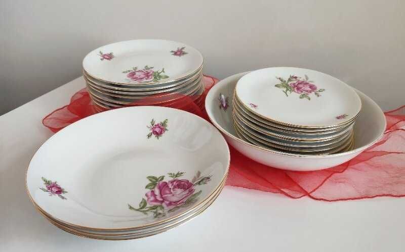 Тарелки богемский фарфор позолота клеймо - EPIAG D.F. Czechoslovakia