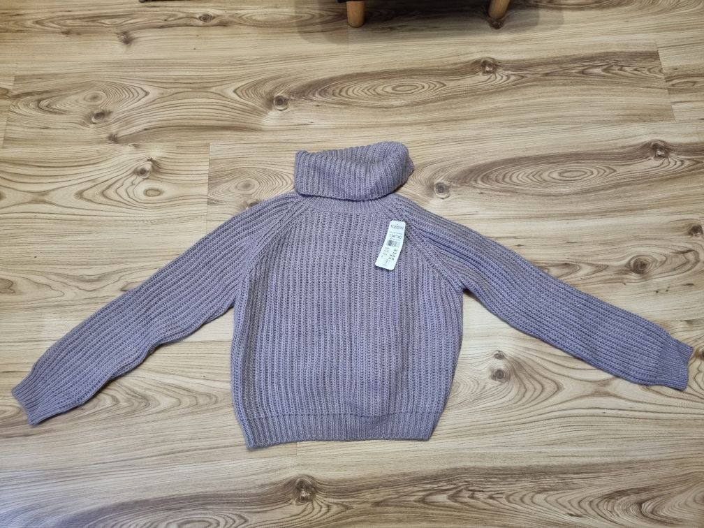 Sweter swetr półgolf KappAhl 134-140cm 8-9lat nowy z metką