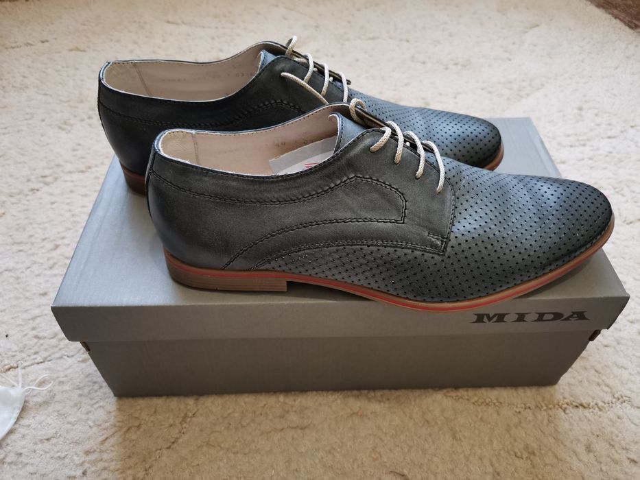Туфли мужские новые MIDA. Стелька 26,5 см.