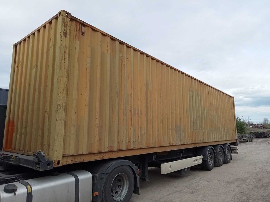 Kontener morski 40'HC używany magazyn przechowalnia