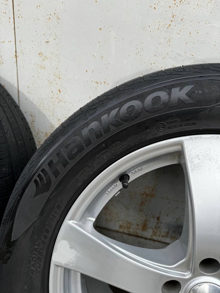 Шини, диски, колеса, Dezent R18 5/112 255/55/18 Hankook