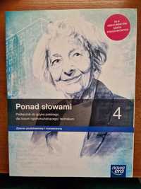 Podręcznik do klasy 4 liceum/technikum do j.polskiego "Ponad słowami"