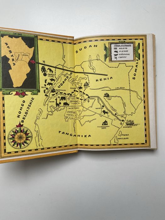 Ksiazka dla dzieci Przygody Tomka na czarnym lądzie