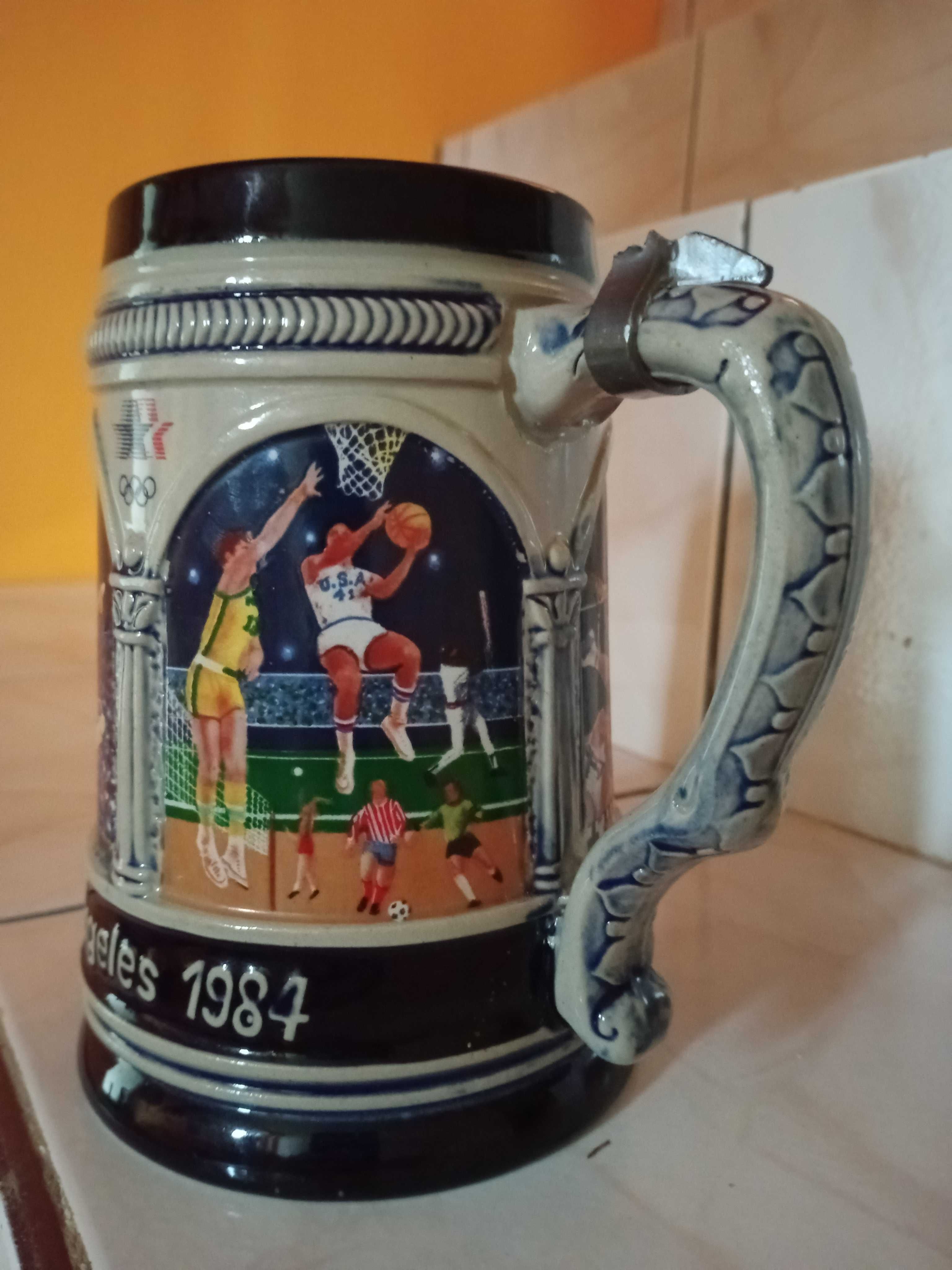 kolekcjonerski kufel Olimpiada Los Angeles 1984 limitowana edycja