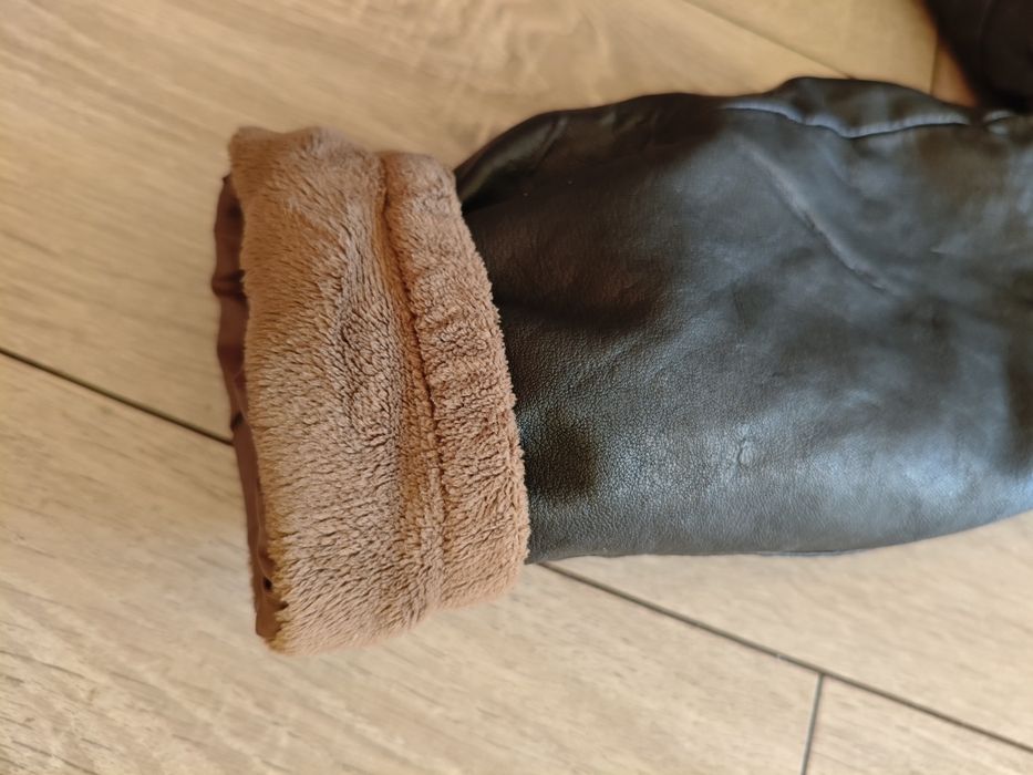 Kurtka jesienna chłopięca na polarku 122 cm