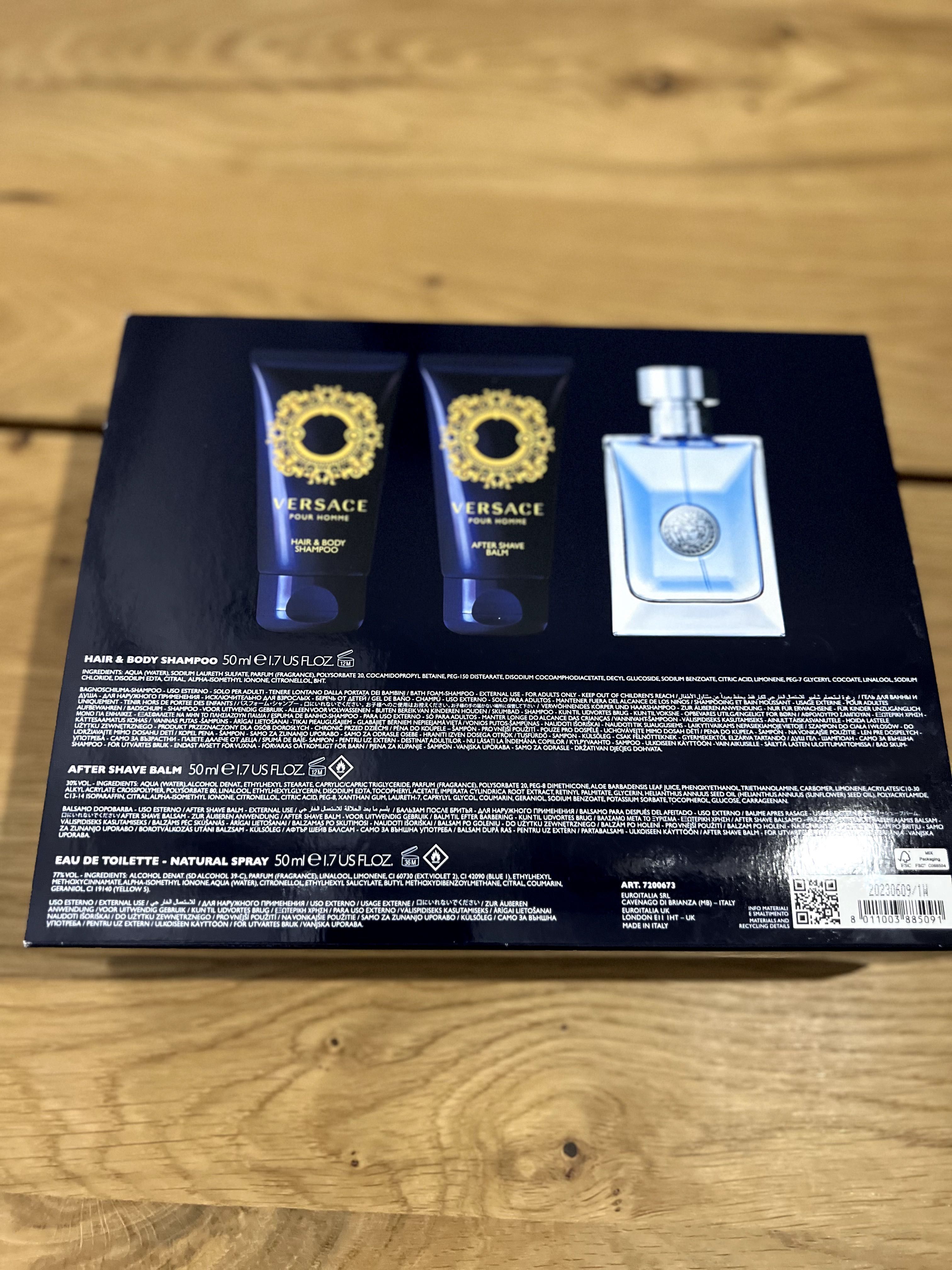 Versace Pour Homme 50 ml + dodatki