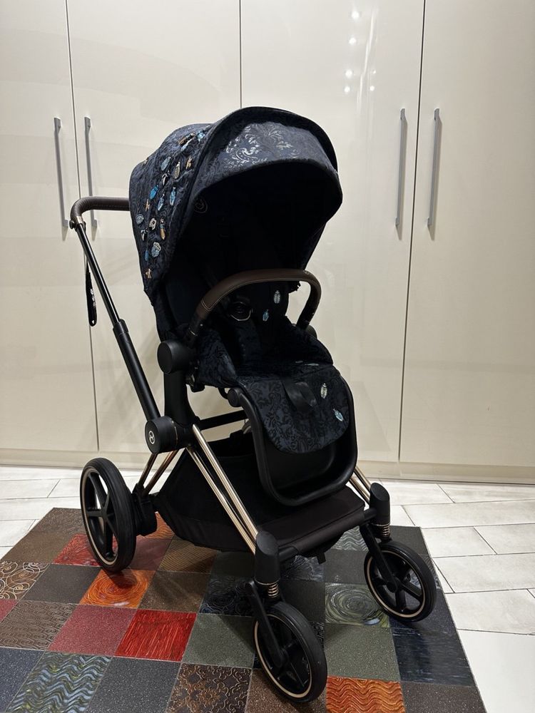 Cybex e-priam jewels of nature 2022 р.в. Електро візок