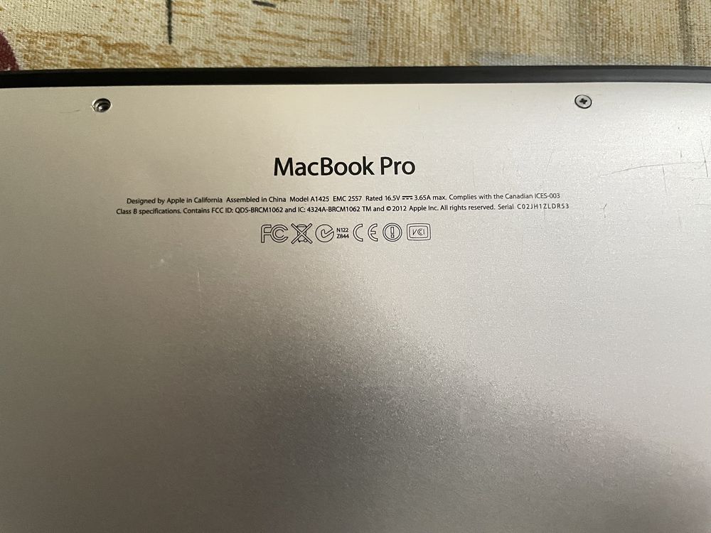 MacBook Pro 13,3” Retina Late 2012 128Гб