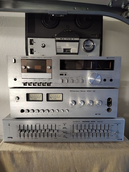 Unitra Radomor deck magnetofon korektor wzmacniacz